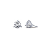 1.0 CTW Solitaire Stud Earrings